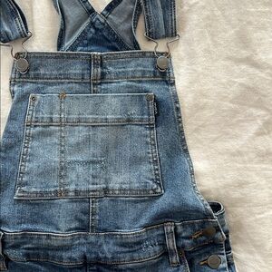 RVCA Blue Denim Overalls